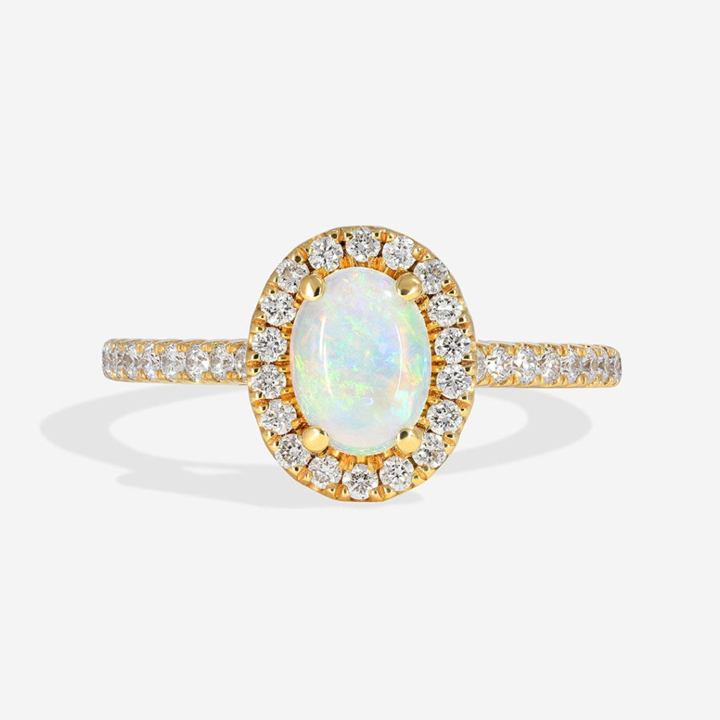 GALAXY | Opal & Diamond Ring New