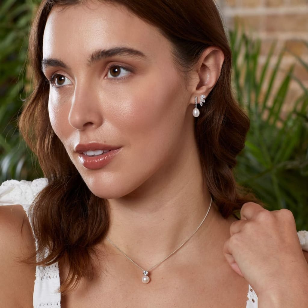 Gem of the Sea Necklace | Sterling Silver