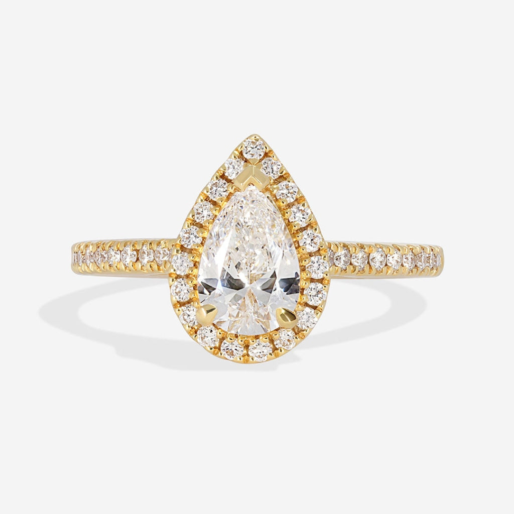 Chloe-Yellow Gold-Round Brilliant Cut Six Claw Set Solitaire Diamond E –  York Jewellers AU