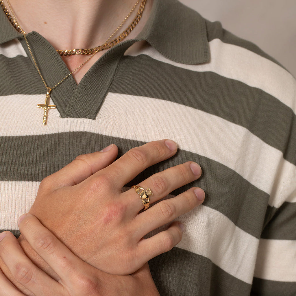 Gents Claddagh Ring | 10ct Gold - Rings