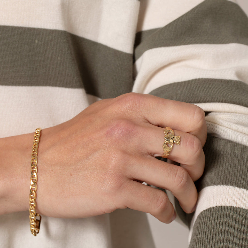 Gents Claddagh Ring | 10ct Gold - Rings