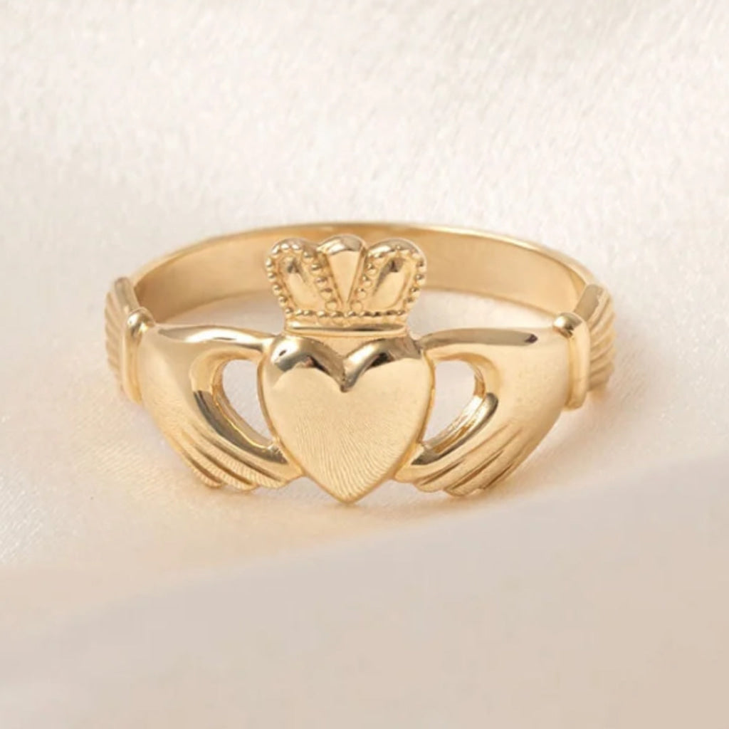 Gents Claddagh Ring | 10ct Gold