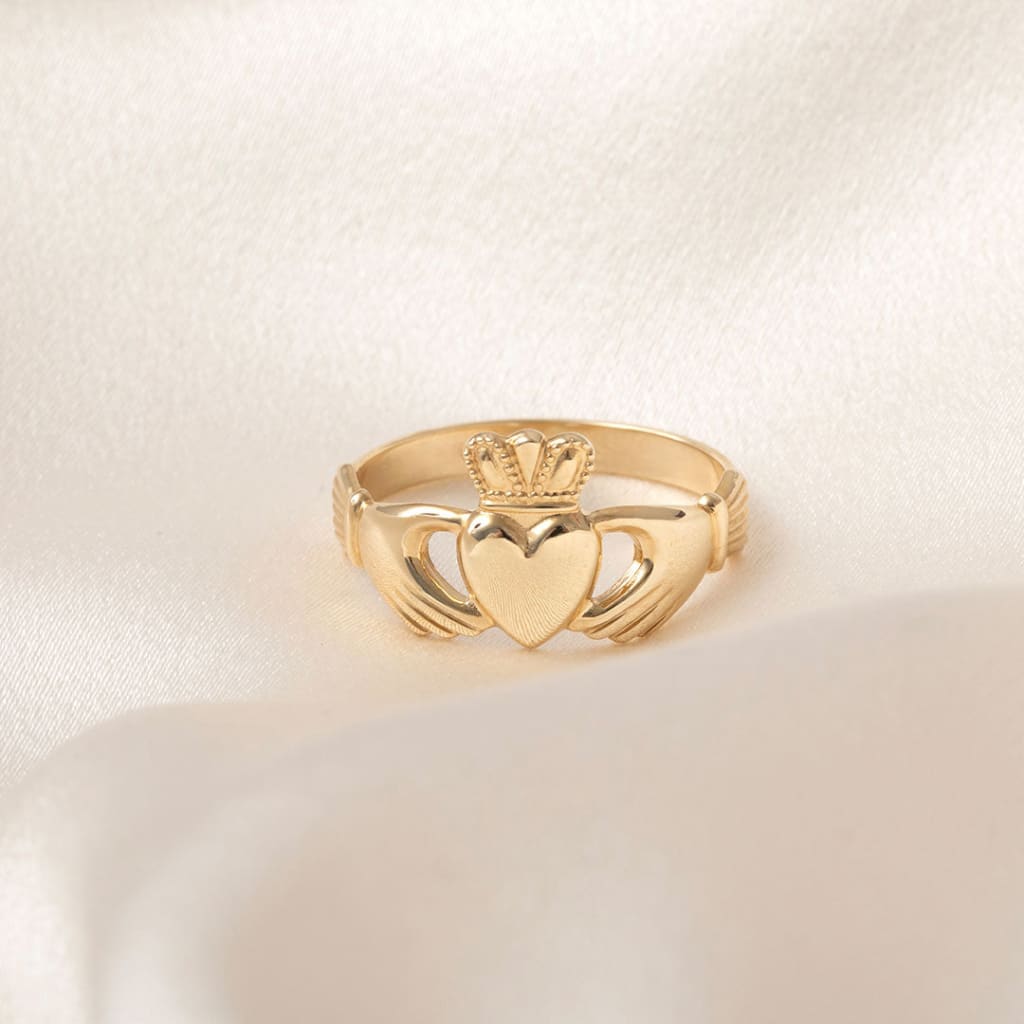 Gents Claddagh Ring | 9ct Gold - Rings