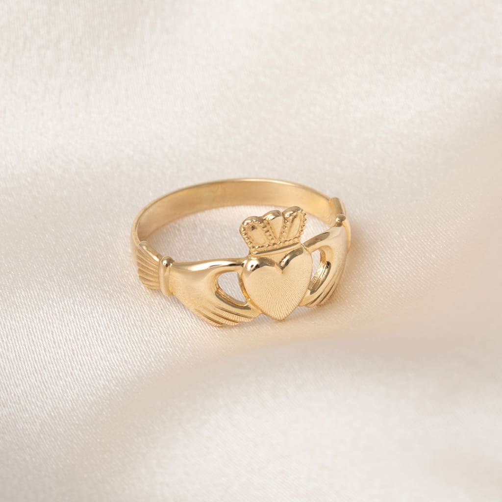 Gents Claddagh Ring | 9ct Gold - Rings