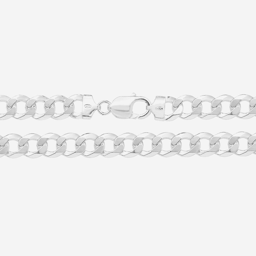 Gents Curb Bracelet | Sterling Silver - Bracelet