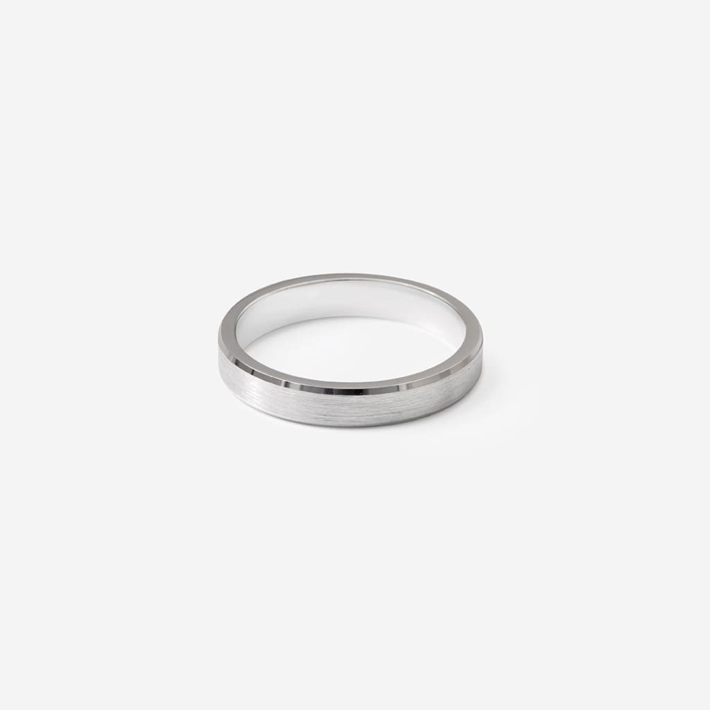 Gents Ring - 4mm | Sterling Silver