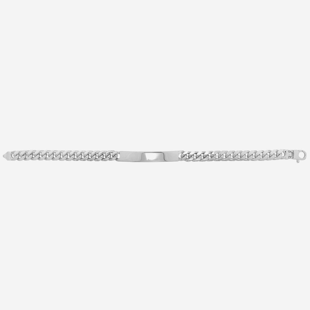 Gents Solid ID Bracelet | Sterling Silver - Bracelet