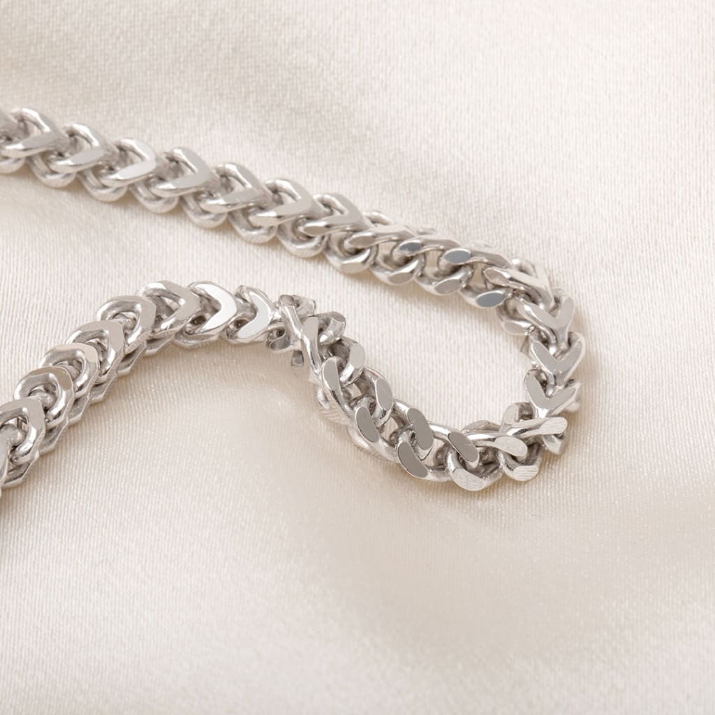 Gents Square Bracelet | Sterling Silver - Bracelet