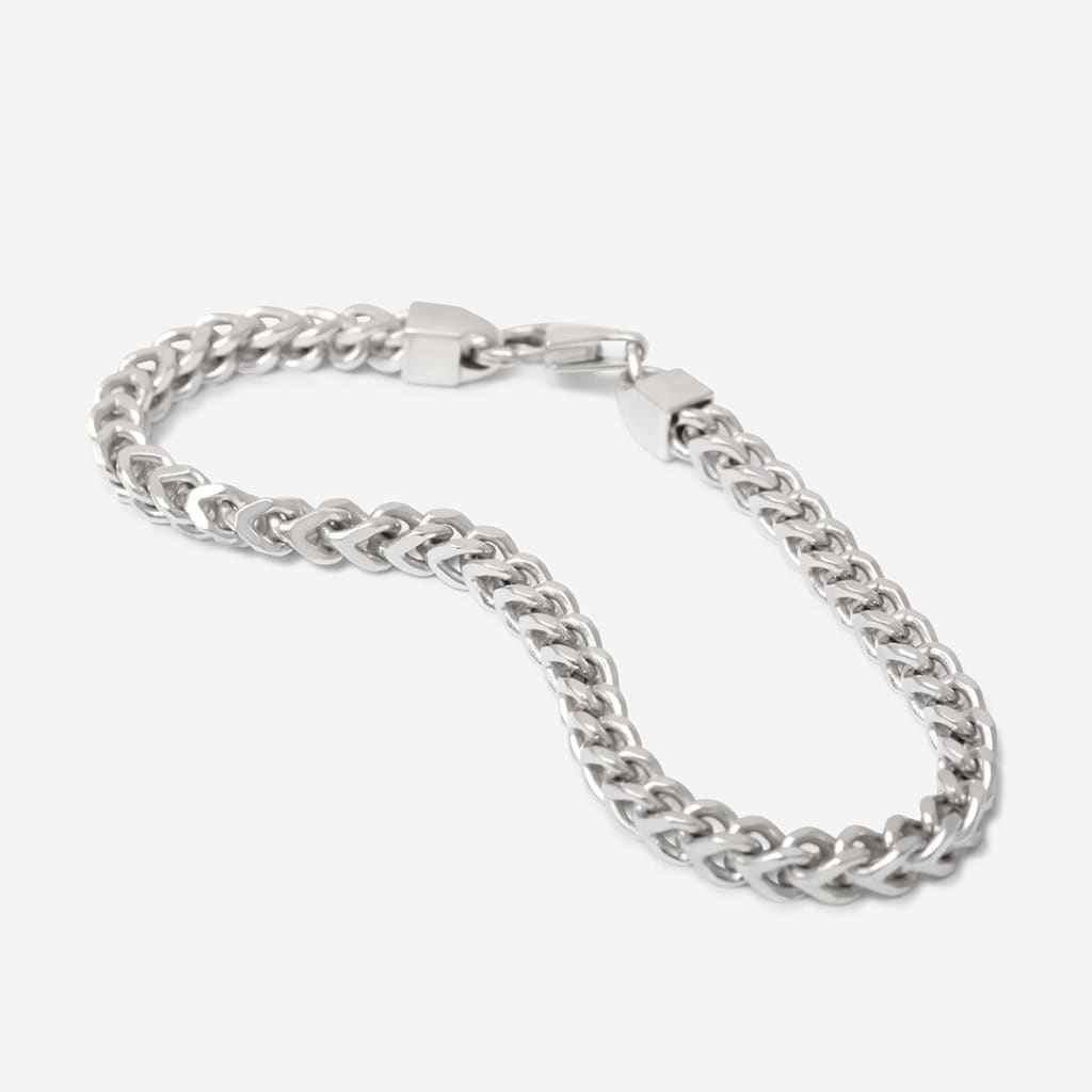 Gents Square Bracelet | Sterling Silver - Bracelet