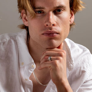 GEORGE 1.00ct | Men's Lab Grown Diamond Engagement Ring in Platinum