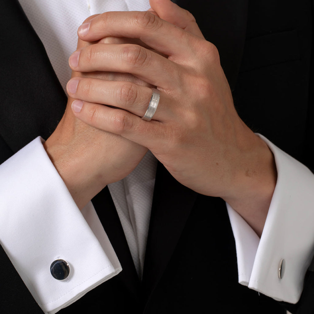 GIBSON 5mm | Men’s Wedding Ring in 9ct White Gold - Rings