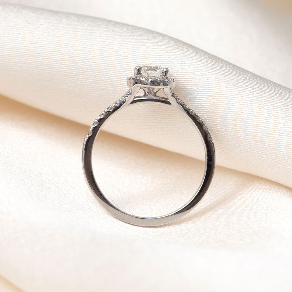 GLENBEIGH 0.75ct | Round Halo Diamond Engagement Ring
