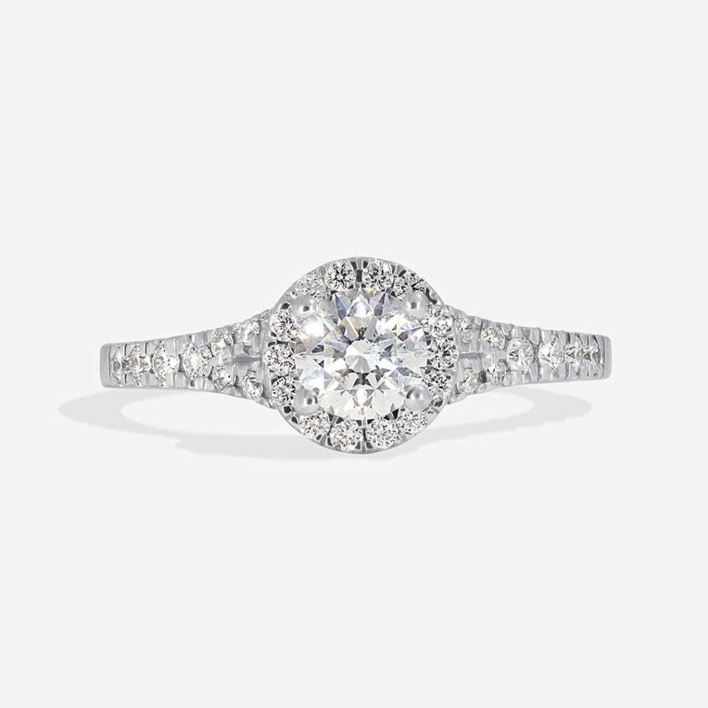 Glenbeigh 18ct White Gold Diamond Engagement Ring