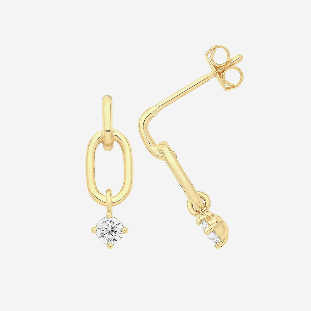 Glisten Earrings | 9ct Gold