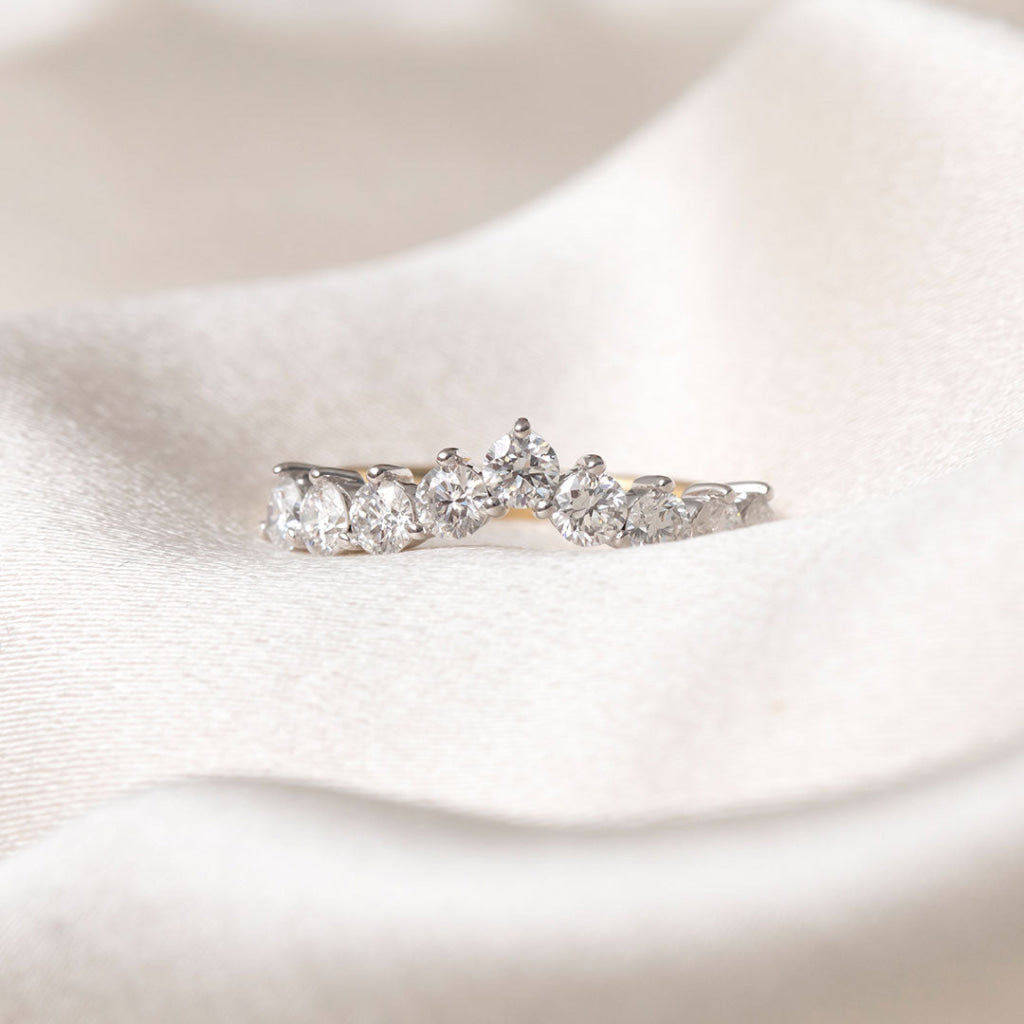 GLORIA | Lab Grown Diamond Wedding Ring in 18ct Gold - Rings