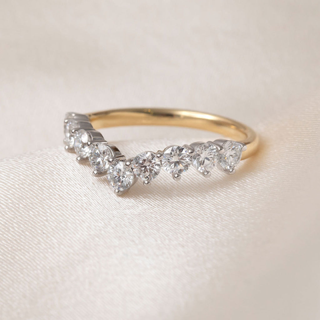 GLORIA | Lab Grown Diamond Wedding Ring in 18ct Gold - Rings