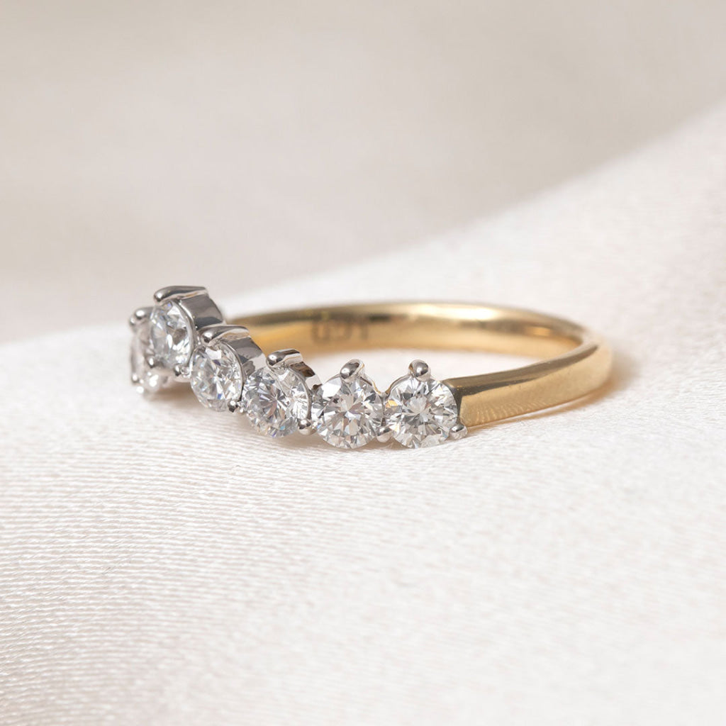 GLORIA | Lab Grown Diamond Wedding Ring in 18ct Gold - Rings