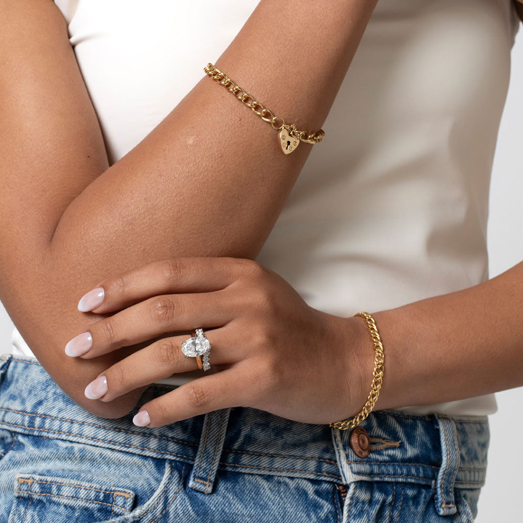 GLORIA | Lab Grown Diamond Wedding Ring in 18ct Gold - Rings