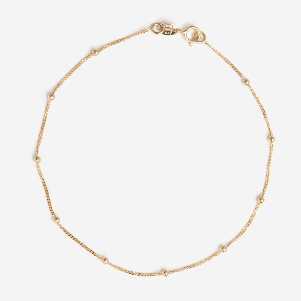 Gold Droplet Bracelet | 9ct Gold - Bracelet