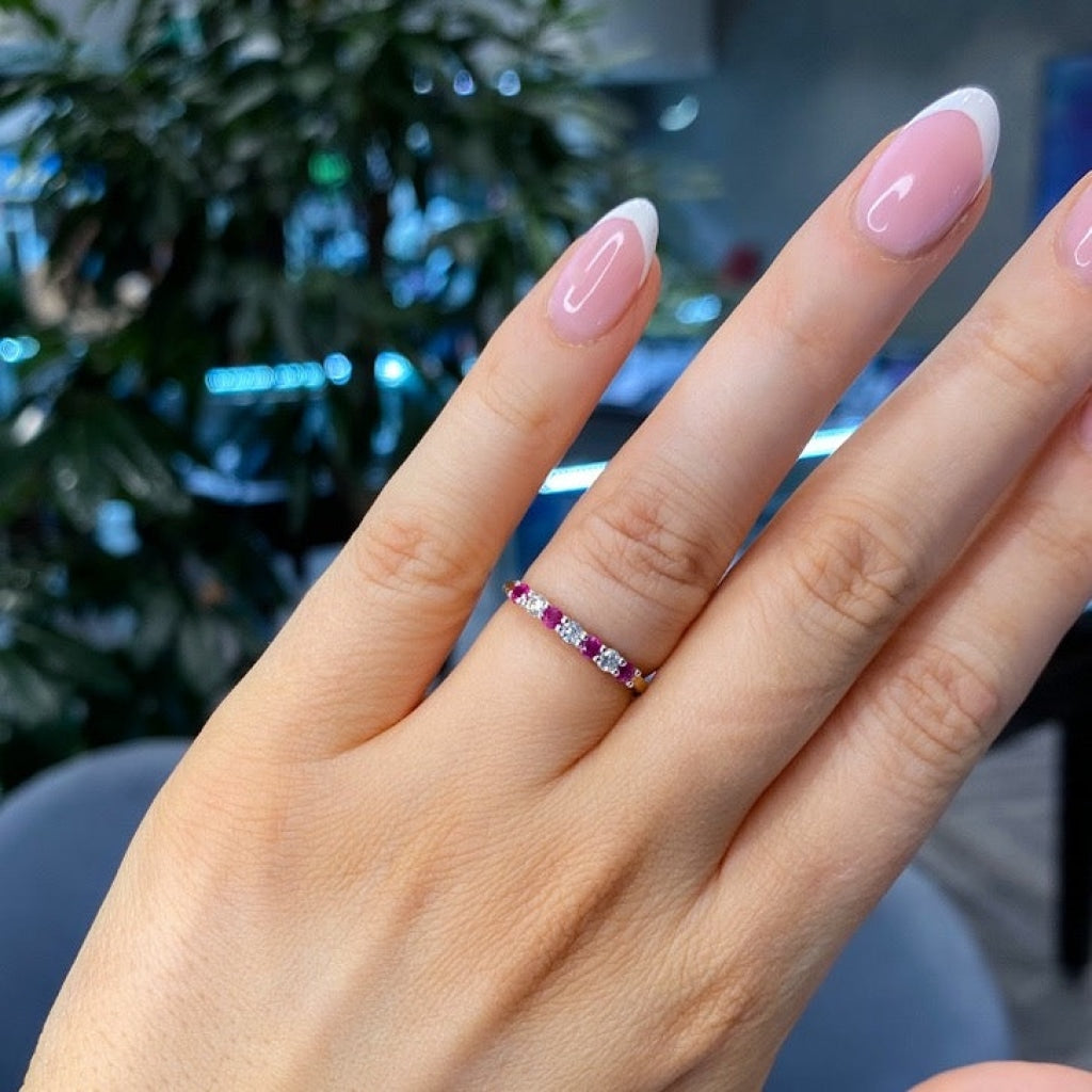 GOLDEN | Diamond & Ruby Ring - Rings