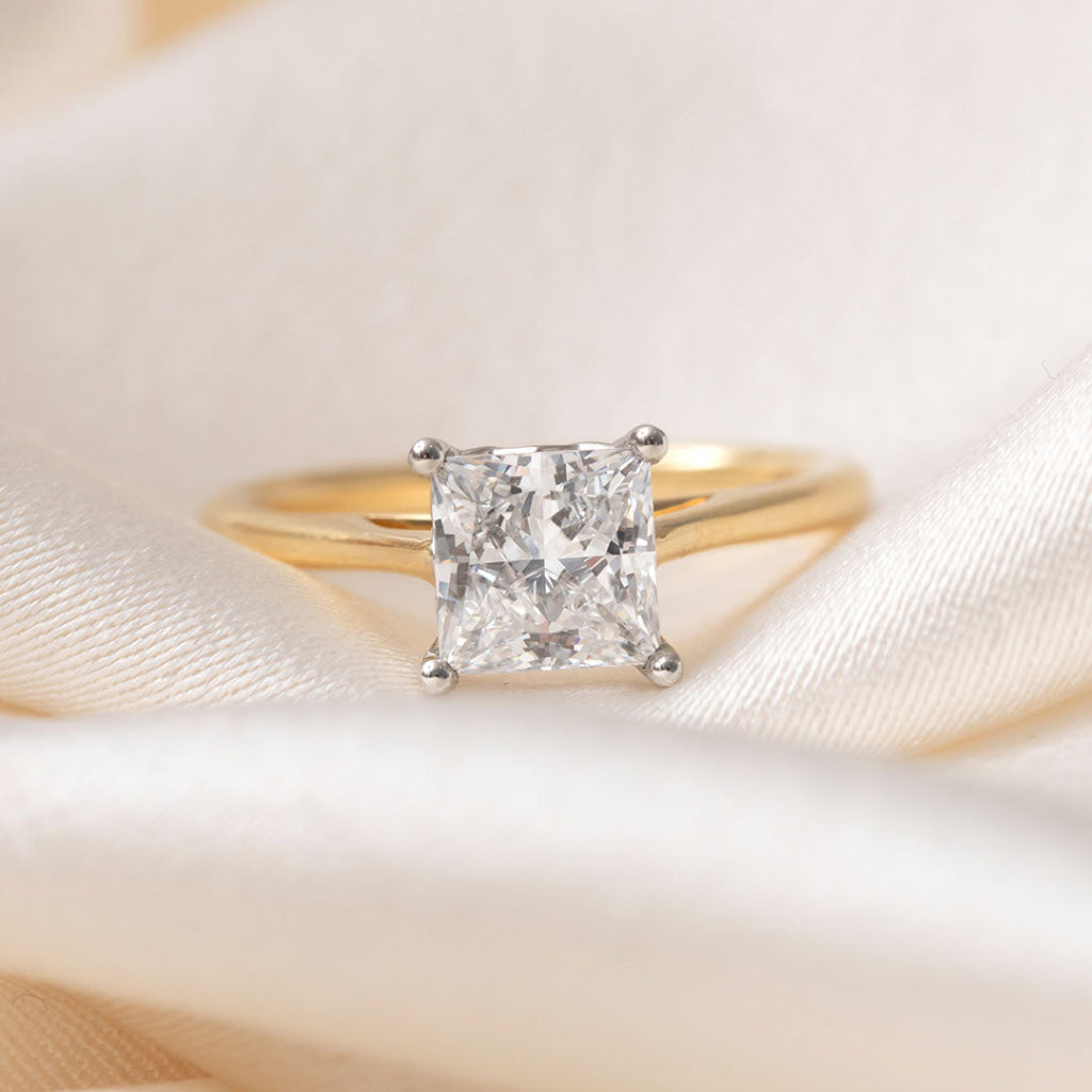 Grace 1.5ct | Princess Cut Solitaire Lab Grown Diamond