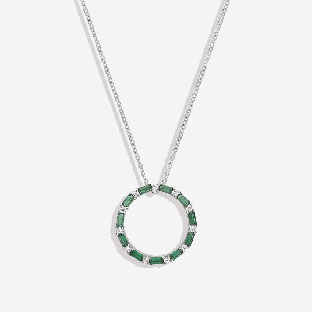 Green Euphoria Necklace | Sterling Silver
