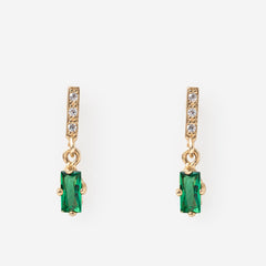 Green Isle Drops | 9ct Gold - Earrings