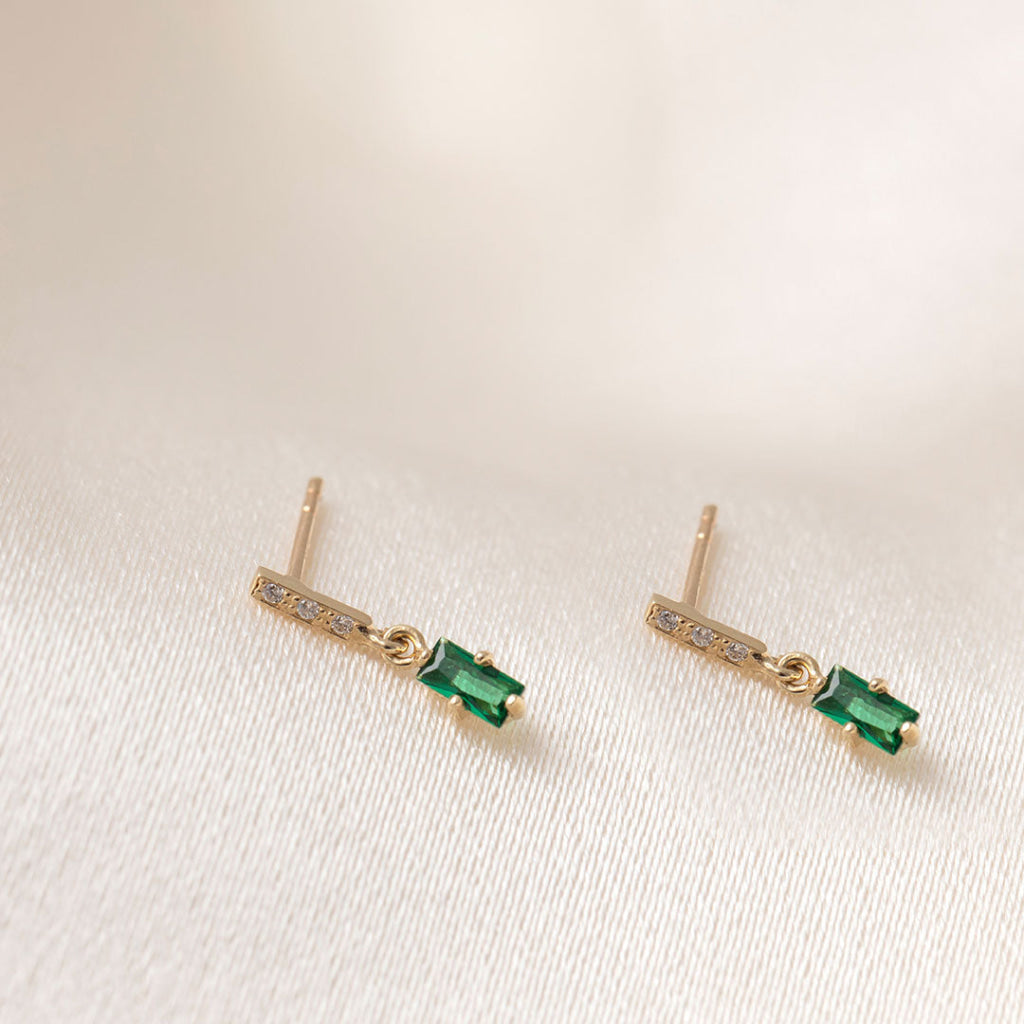 Green Isle Drops | 9ct Gold - Earrings