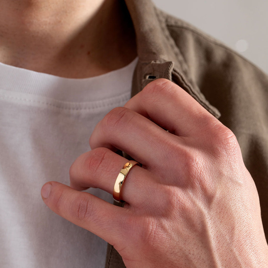 GRIFFIN 4mm | Men's Wedding Ring in 9ct Gold