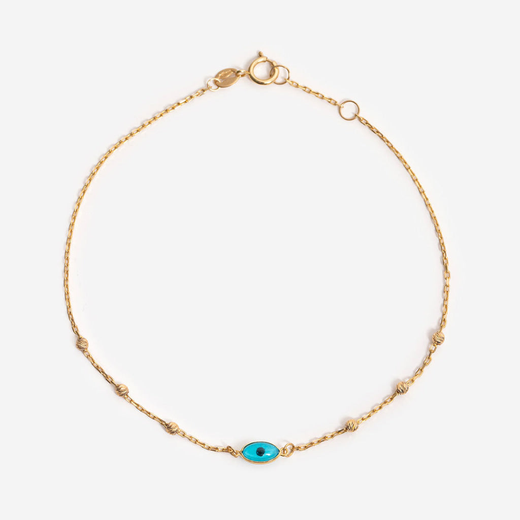 Guardian Eye Bracelet | 9ct Gold - Bracelet