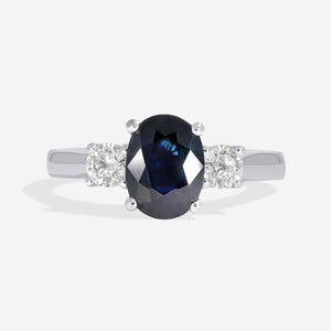 HALCYON | Diamond & Sapphire Ring