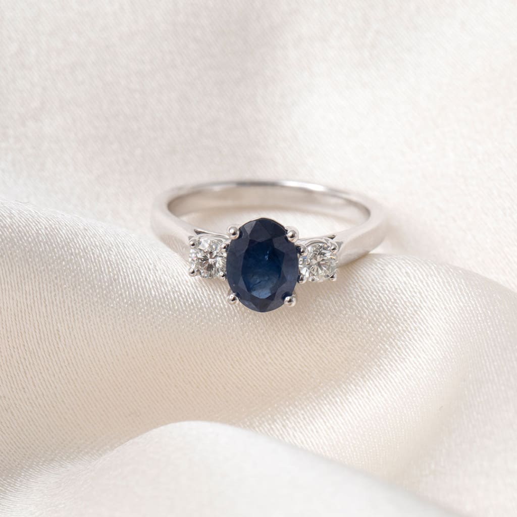 HALCYON | Diamond & Sapphire Ring - Rings