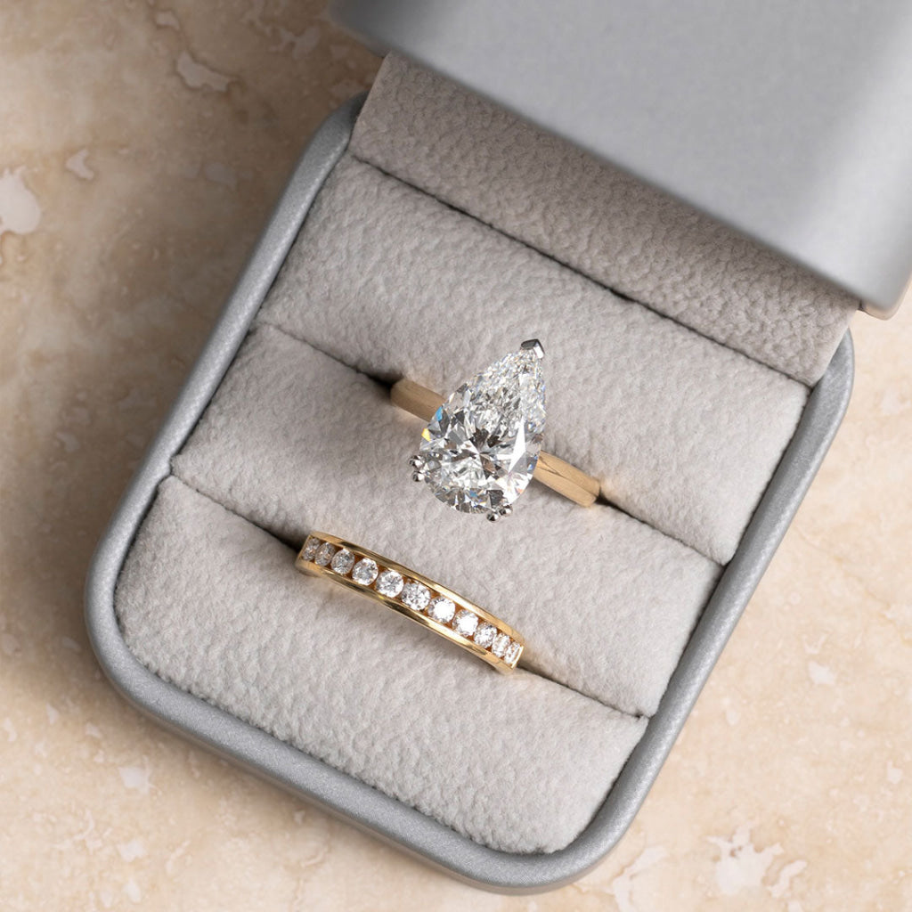 HANNAH | Lab Grown Diamond Wedding Ring in 18ct Gold - Rings