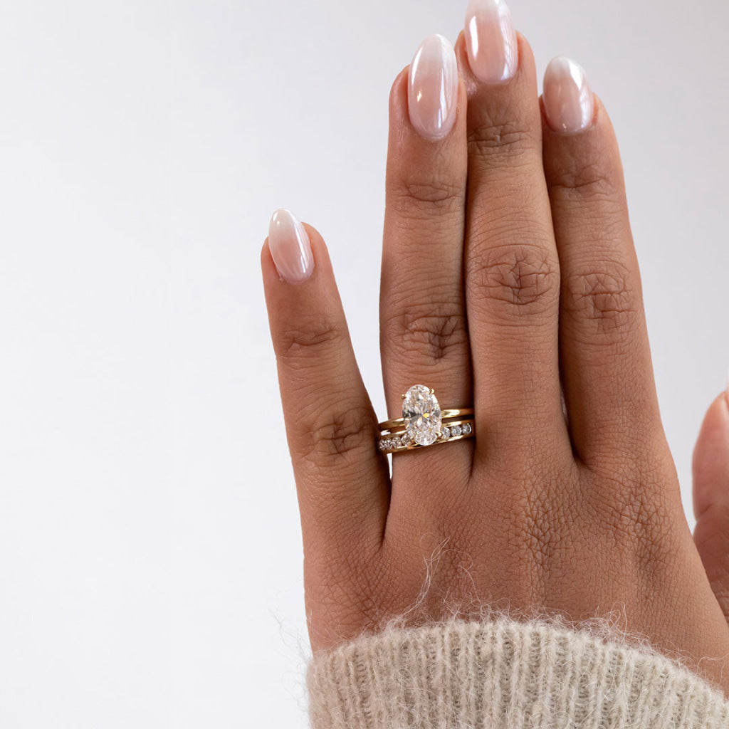 HANNAH | Lab Grown Diamond Wedding Ring in 18ct Gold - Rings