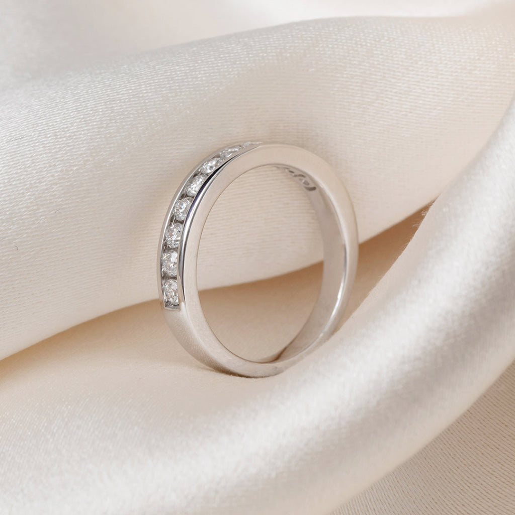 HANNAH | Lab Grown Diamond Wedding Ring in Platinum - Rings