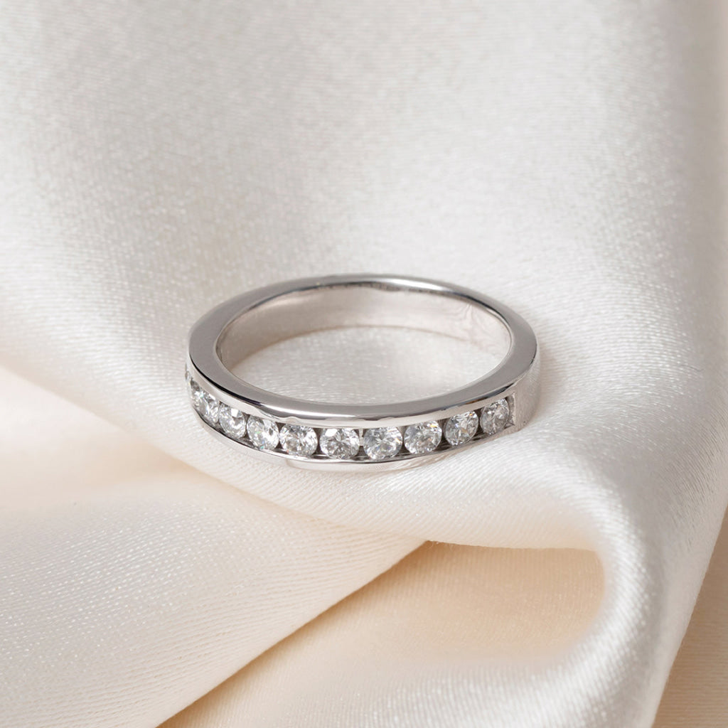 HANNAH | Lab Grown Diamond Wedding Ring in Platinum - Rings