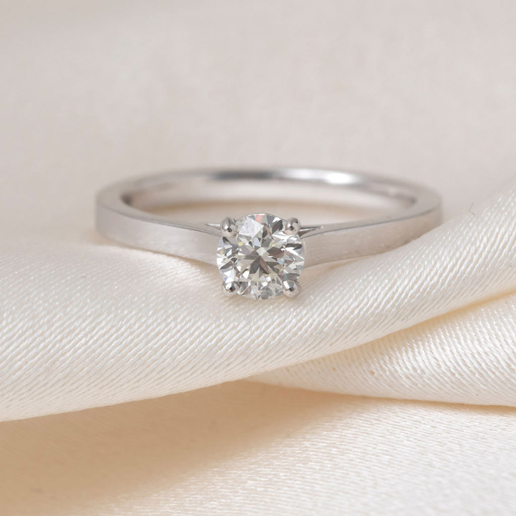 HARMONY | Round Solitaire Diamond Set in 18ct White Gold
