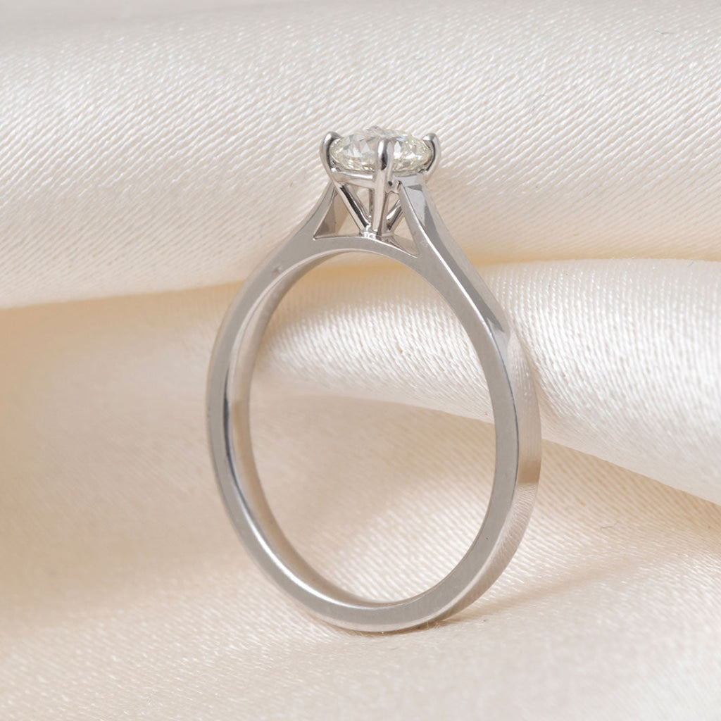 HARMONY | Round Solitaire Diamond Set in 18ct White Gold