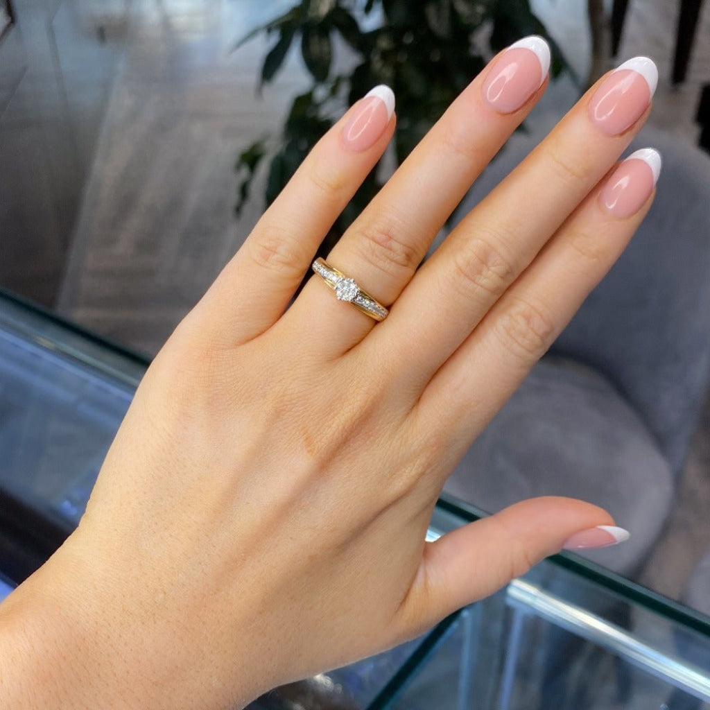 HARPER - 9ct Gold | Diamond Engagement Ring - Rings
