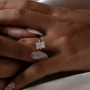 HAVEN 2ct | Radiant Solitaire Lab Grown Diamond Engagement Ring in 18ct Gold