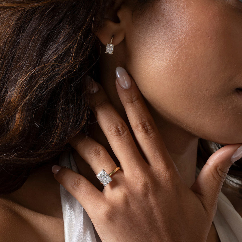 HAVEN 4ct | Radiant Solitaire Lab Grown Diamond Engagement