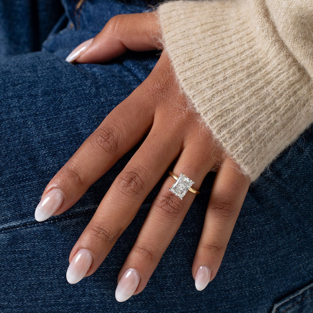 HAVEN 4ct | Radiant Solitaire Lab Grown Diamond Engagement