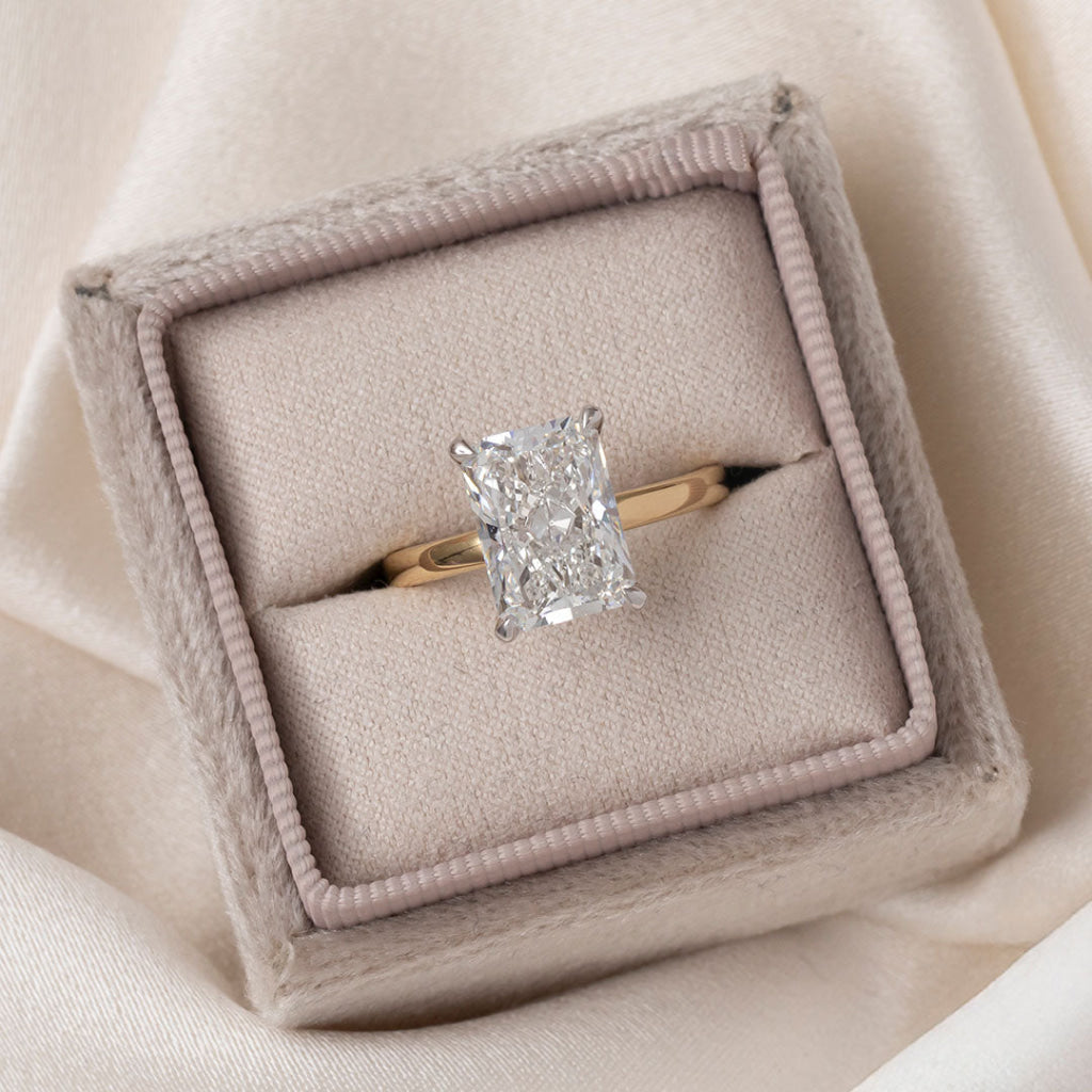 HAVEN 4ct | Radiant Solitaire Lab Grown Diamond Engagement