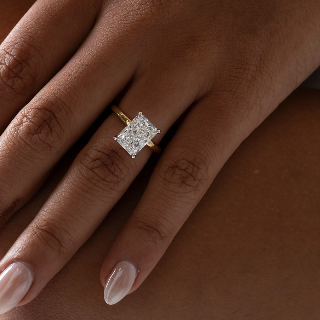 HAVEN 4ct | Radiant Solitaire Lab Grown Diamond Engagement