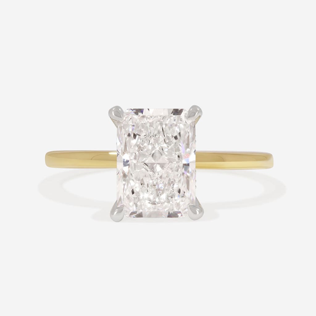 Haven | Radiant Solitaire Lab Diamond Set in 18ct Gold
