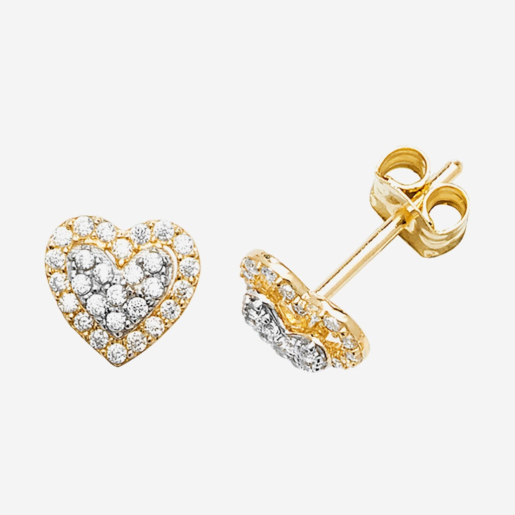 Hearts of Gold Earrings | 9ct Gold - Earrings