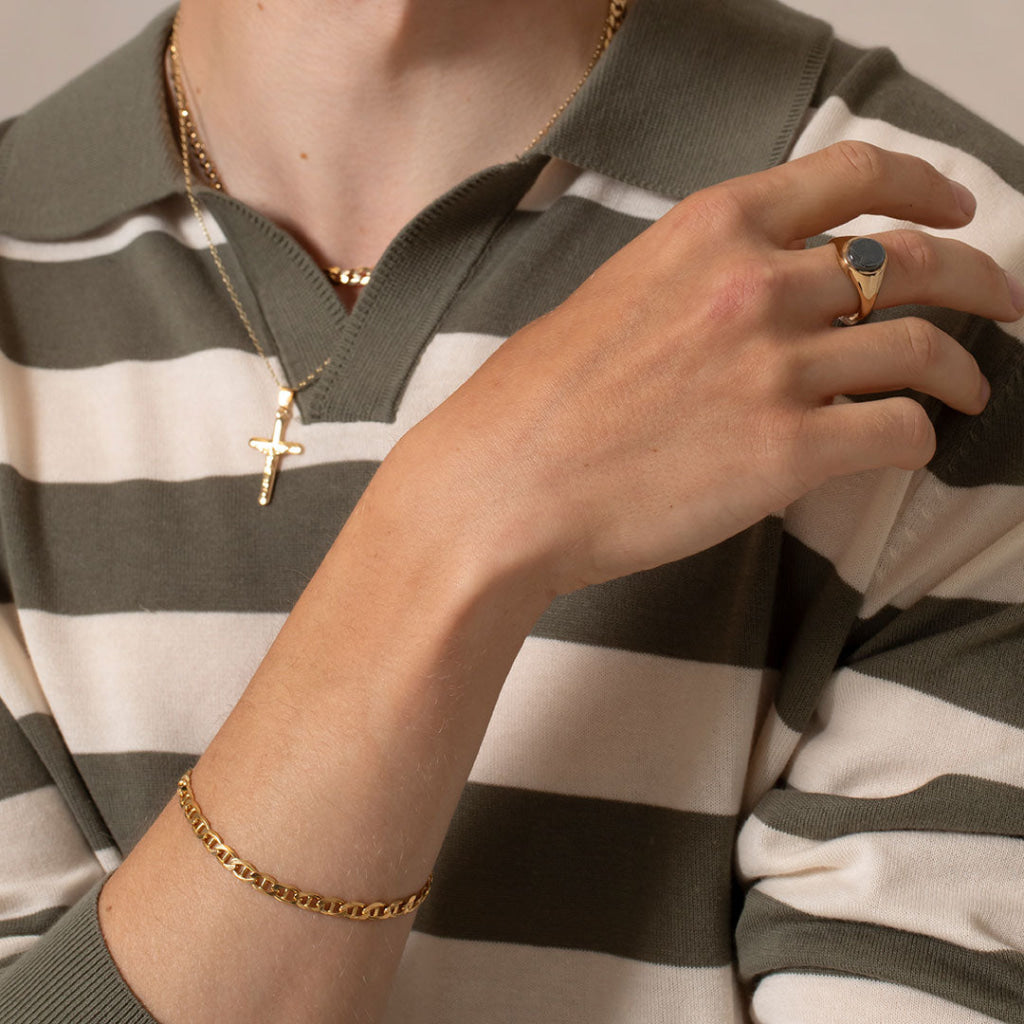 Hematite Centurion Oval | 9ct Gold - Rings