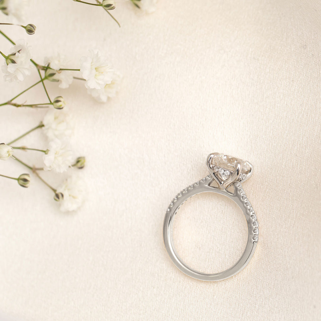 Hepburn Platinum | 2.75ct Diamond Engagement Ring Lab Grown