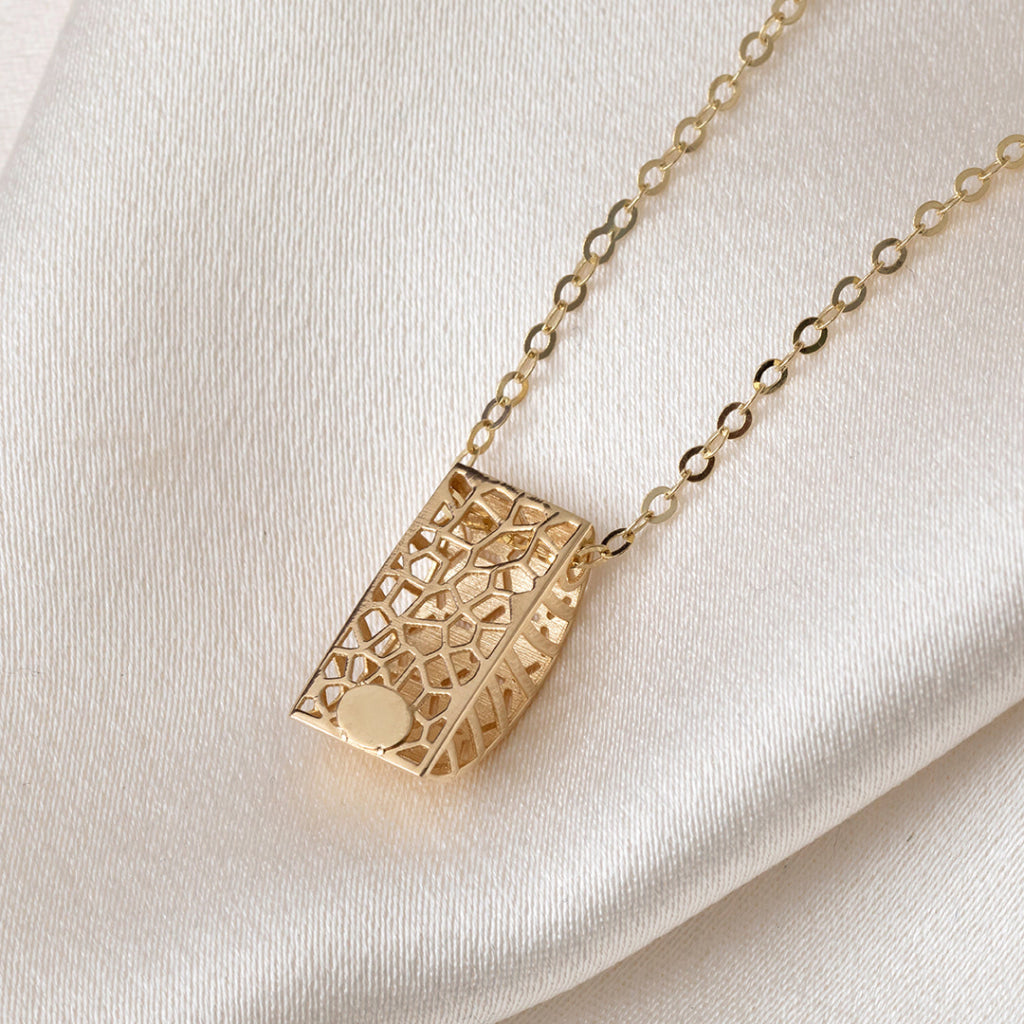 Hexa Necklace | 14ct Gold - Necklace