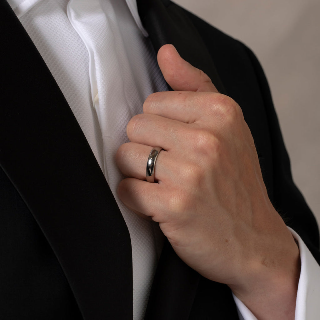 Higgins 6mm | Men’s Wedding Ring in Palladium 500 - Rings